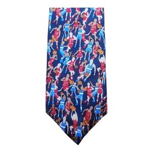 Colorful Basketball Themed Tie